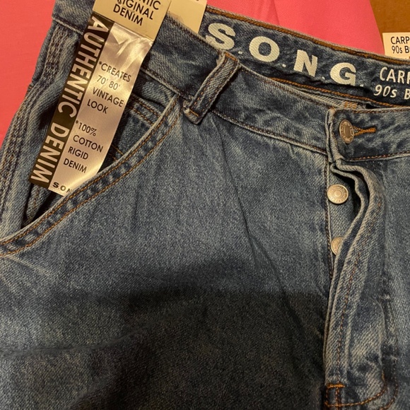 Boyfriend Jeans by SONG size 9/29 blue Denim - Picture 2 of 9